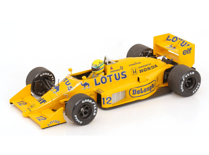 LOTUS Honda 99T, Senna (1987), yellow