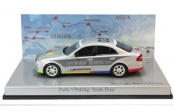 MERCEDES-BENZ E klasse W211 Rally Paris-Beijing #03 Ebay team, silver