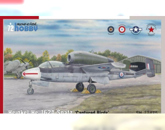 Сборная модель Heinkel He 162A Spatz ‘Captured Birds’
