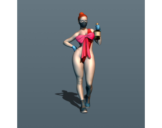 Фигурка Распаковка, окрашенная