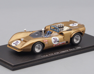 Lola T70 #34 Laguna Seca (1968), gold