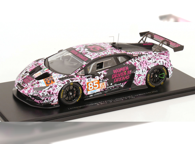 LAMBORGHINI Huracan GT3 Evo2 No 85 24h Le Mans, Bovy/Gatting/Frey (2024), Iron Dames