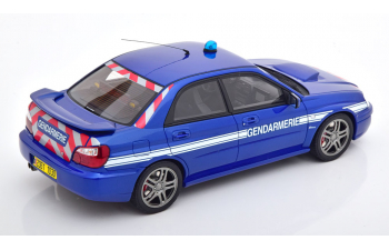 SUBARU Impreza STI WRX Gendarmerie (2006), blue red white