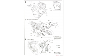 Сборная модель KAWASAKI ZR400C Zephyr '89