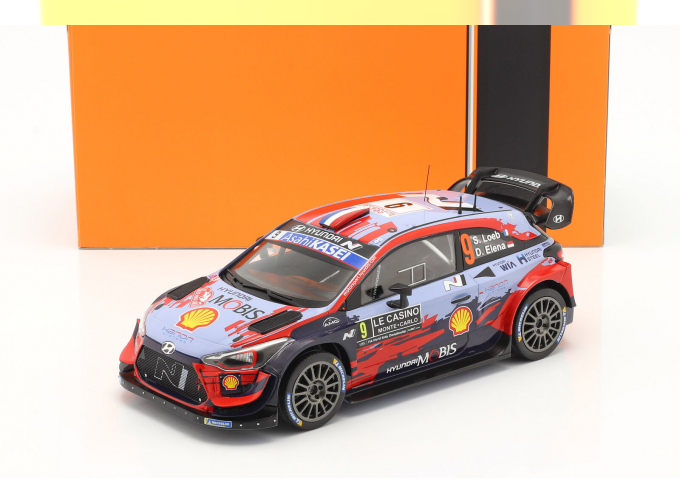 HYUNDAI i20 Coupe WRC #9 Loeb/Elena 2 место Rally Monte Carlo 2020