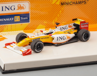 RENAULT F1 Team Showcar (2009), white / orange / yellow