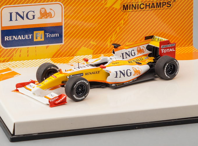 RENAULT F1 Team Showcar (2009), white / orange / yellow