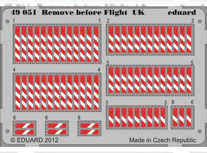 Фототравление для Remove before flight UK