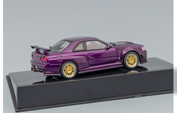 NISSAN Skyline GT-R (R34) Customized (2002), purple-metallic