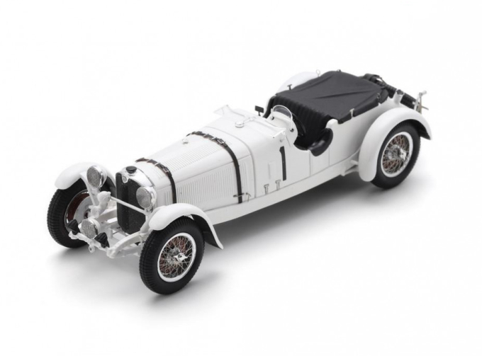 MERCEDES BENZ - SSK 7.1L SPIDER N 1 24h LE MANS 1932 MARCEL FOUCRET - PAUL FOUCRET - WHITE