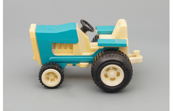 Игрушка Трактор Петрушка, синий / желтый