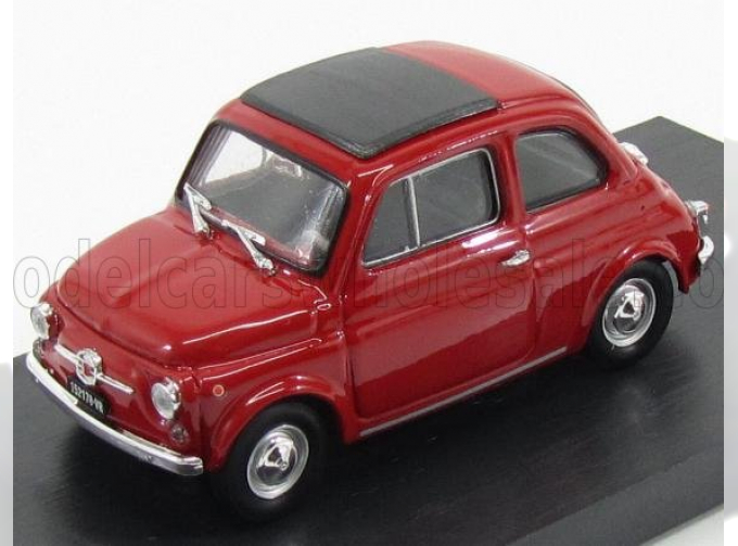 FIAT 500f Tetto Chiuso - Closed 1965, Rosso Medio - Red