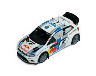 VOLKSWAGEN POLO R WRC 7 J-M.Latvala-M.Anttila Acropolis Rally 2013 победитель, white