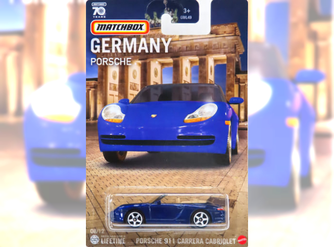 PORSCHE 911 Carrera Cabriolet, Blue