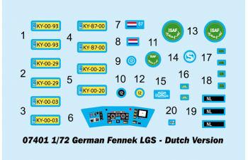 Сборная модель German Fennek LGS - Dutch Version