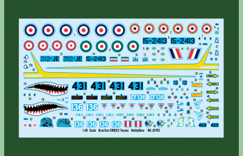 Сборная модель Самолет Brazilian EMB312 Tucano