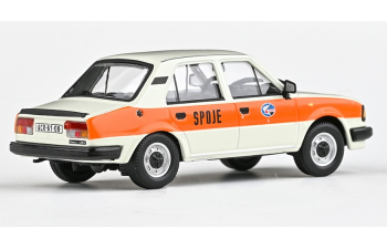 SKODA 120L Spoje (1984), white/orange