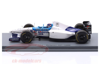 Tyrrell 024 #18 Ukyo Katayama 8th Belgian GP Formula 1 1996