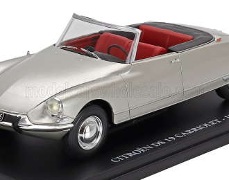 CITROEN Ds19 Cabriolet Open (1963) - Con Vetrina - With Showcase, Silver