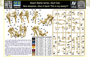 Сборная модель Desert Battle Series Skull Clan - New Amazons