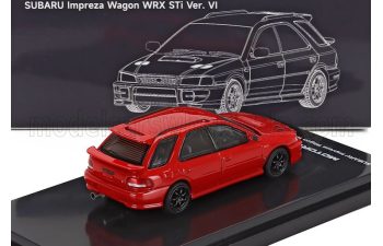 SUBARU Impreza Wrx Sw Station Wagon (2001), Red