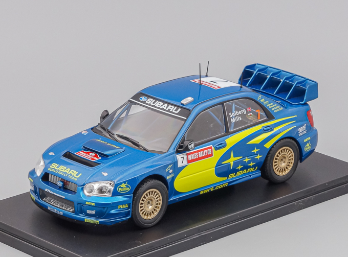 SUBARU Impreza S9 WRC #7 "555 Subaru WRT" Solberg/Mills Winner Rally Wales Чемпион мира (2003)