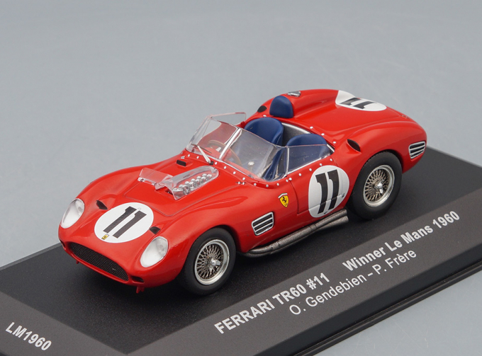 FERRARI TR60 11 Winner Le Mans (O.Gendebien - P.Hill) 1960, red
