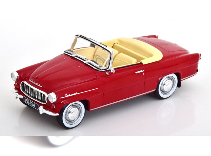 SKODA Felicia Convertible, red