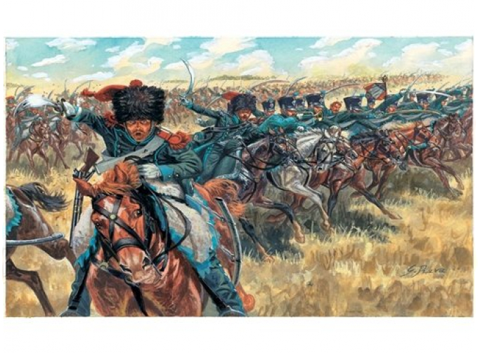 Сборная модель Солдаты NAPOLEONIC WARS - FRENCH LIGHT CAVALRY