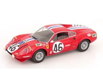 FERRARI Dino 246 GT No 46 24h Le Mans, Laffeach/Doncieux (1972)