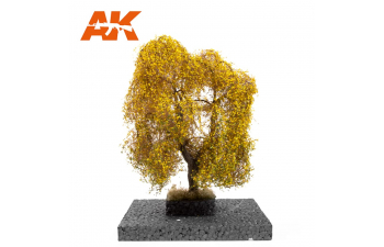 WEEPING WILLOW AUTUMN TREE 1/72  (H0 / 1:72 /1:48)