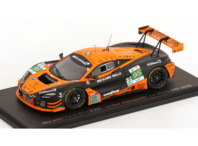 MCLAREN 720S GT3 Evo No 95 24h Le Mans, Leung / Gelael / Sato (2025)