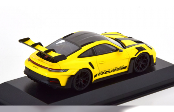 PORSCHE 911 (992) GT3 RS Weissach Package (2023), yellow carbon