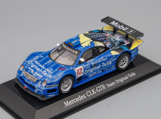 MERCEDES-BENZ CLK-GTR Team Original-Teile #12, blue