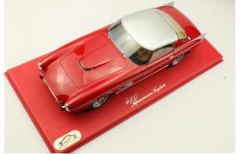 FERRARI 410 Superamerica Scaglietti Coupe (1957), red silver