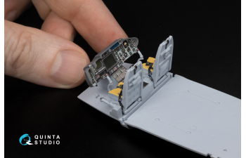 3D Декаль интерьера кабины Lynx HMA8 (Airfix) (с 3D-печатными деталями)