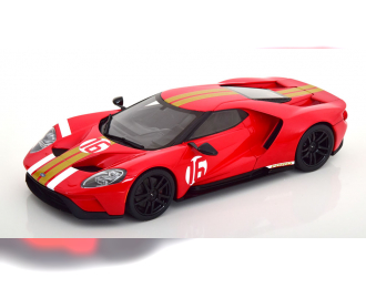 FORD GT Heritage Edition (2022), red golden