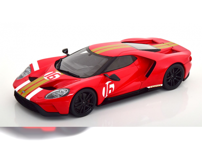 FORD GT Heritage Edition (2022), red golden