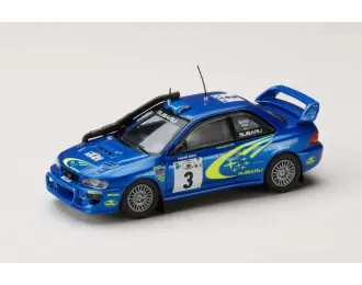 SUBARU Impreza WRC #3 Safari (2000), blue/yellow