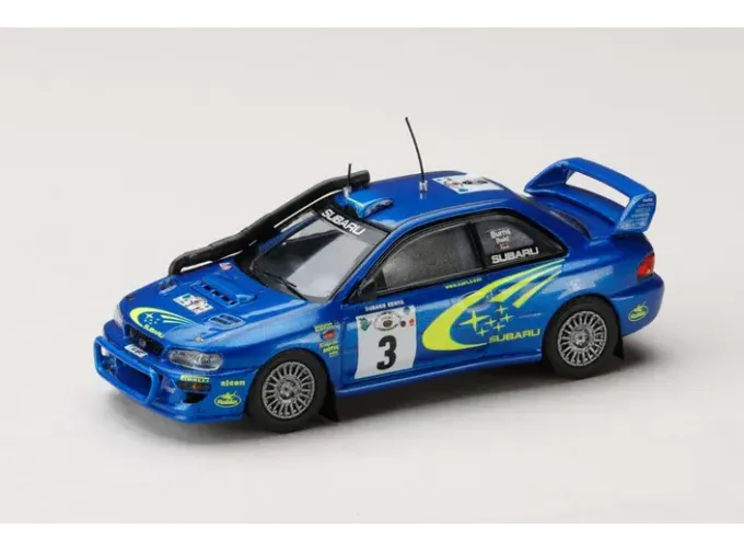 SUBARU Impreza WRC #3 Safari (2000), blue/yellow