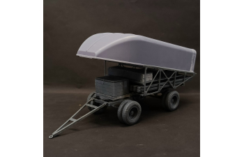 Сборная модель Прицеп Литер А1 тракторного тяжелого понтонного парка Н2П обр. 1940г