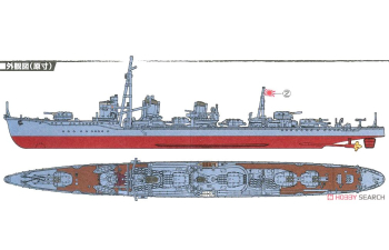 Сборная модель IJN Kagero Class Destroyer Shiranui / Akigumo Outbreak of War (Set of 2)