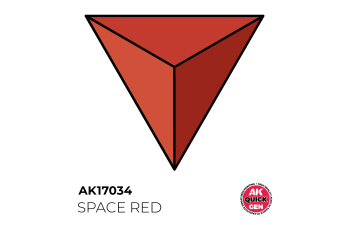 Краска акриловая QUICK GEN - Космический красный / SPACE RED, 18мл