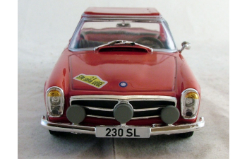 MERCEDES-BENZ 230 SL (1963), Mercedes-Benz Offizielle Modell-Sammlung 72, красный