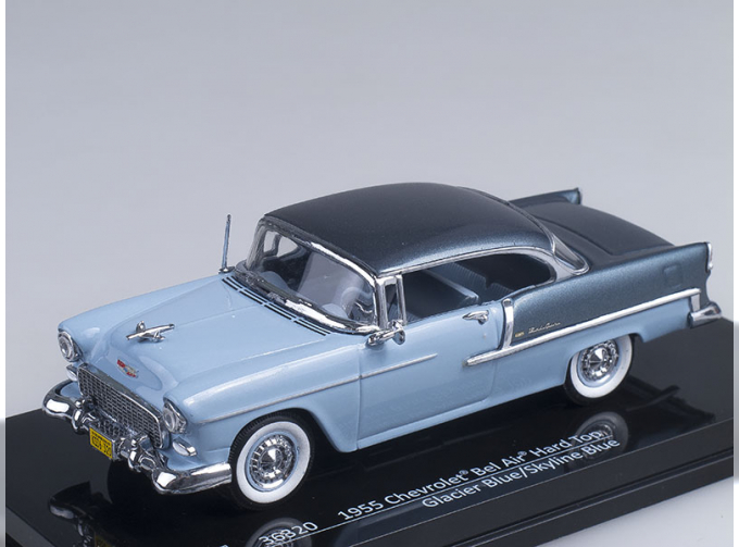 CHEVROLET Bel Air Hard Top, glacier blue / skyline blue