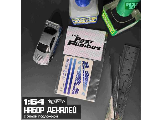 Декаль Fast and the Furious "Brian's Skyline R34"