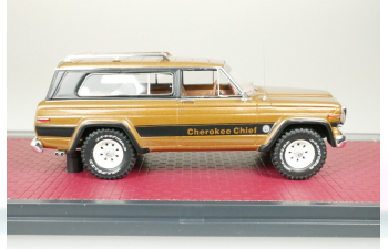 JEEP Cherokee Chief (SJ) (1980-1983), brown metallic