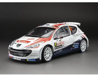 PEUGEOT 207 S2000 №4 Winner Rally Montecarlo (2011) Bryan Bouffier - Xavier Panseri, White Red