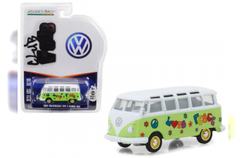 VOLKSWAGEN T1 Samba Bus "Hippie Peace & Love" 1964