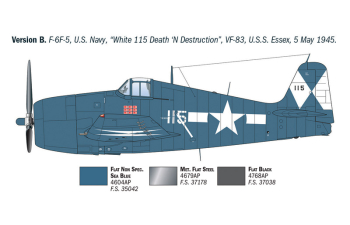 Сборная модель F6 F-3/5 HELLCAT